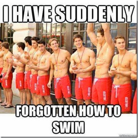 forgot how to swim