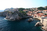 Looking back over Dubrovnik from the city walls