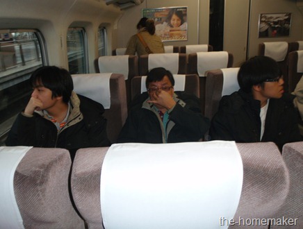 On Board Shinkansen to Kyoto