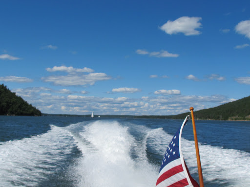 It sure is beautiful out here on the water.