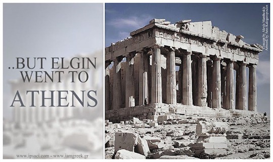 Elgin went to Athens
