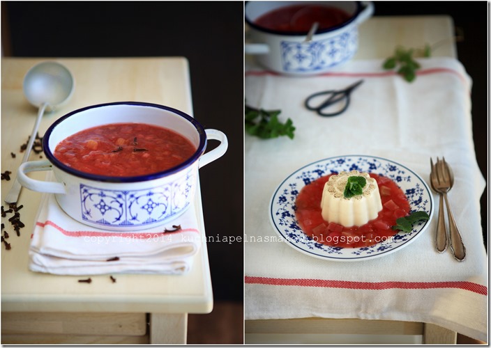 Panna cotta z rabarbarem5 Panna cotta z rabarbarem5