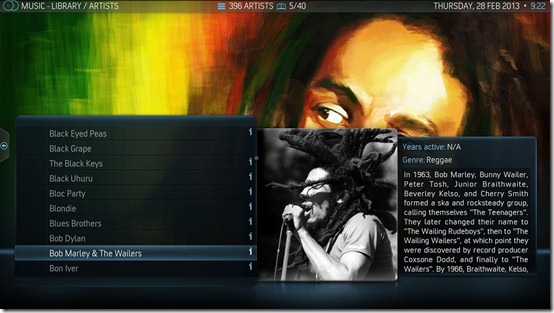 10-XBMC-V12-AeonNox-Music-Artists-TriPanel-View