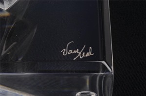 large Hivo Van Teal acrylic sculpture "Dynasty", signature