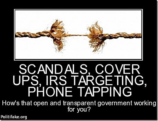Obama Scandals & Transparent Govt Obama Scandals & Transparent Govt