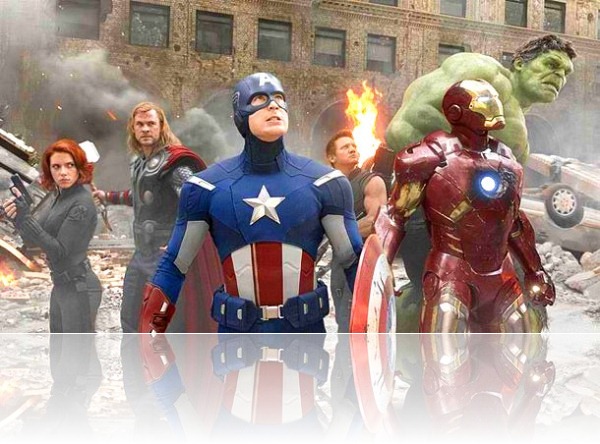 los vengadores reunidos