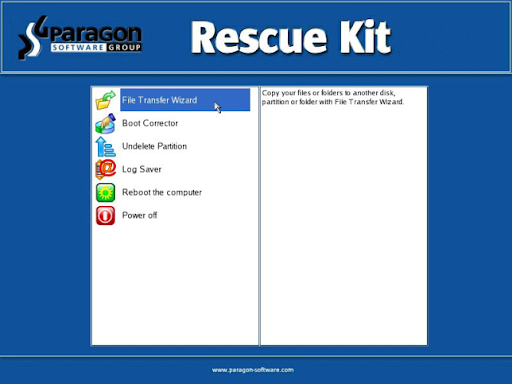 Descargar Paragon Rescue Kit 10 Free Edition gratis Descargar Paragon Rescue Kit 10 Free Edition gratis
