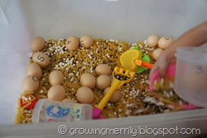 Sensory Play for learning ABCs Sensory Play for learning ABCs