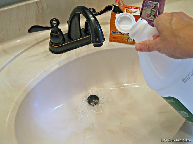 Cleaning Drains with Vinegar
