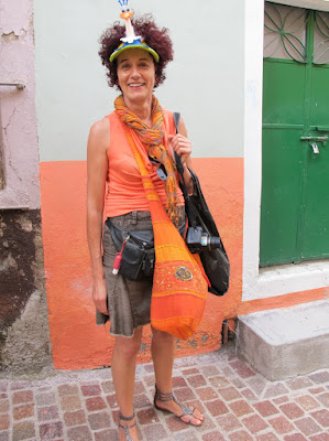 Christiane in Orange