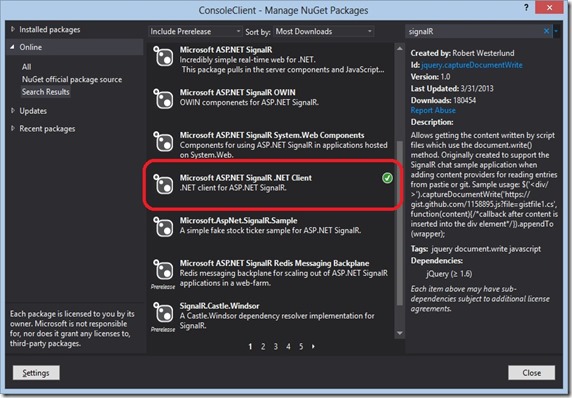 .net client