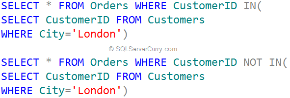 query-in-operator