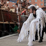 After an interval we are back at the tall ship Zebu for the 2nd part of the story of the search for some of the millions of Irish forced to leave in search of new lives abroad LIF'12 -9 Searching for the Stories - Performance Part 2
