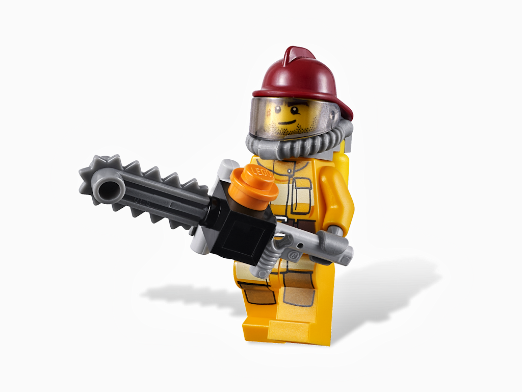 Bricker - Brinquedo contruído por LEGO 4427 Fire ATV