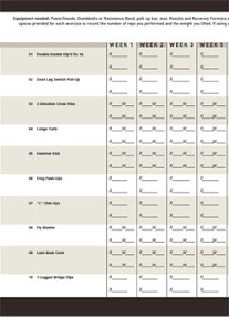 Cover of Tony Horton's Book P90x Plus Worksheets