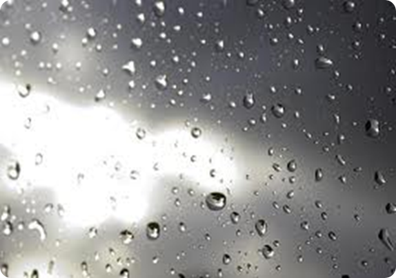 Rain on window