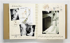 Here's the inside of our wedding scrapbook I published to help brides document their whole wedding experience from engagement through your honeymoon.