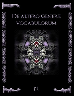 De Altero Genere Vocabulorum Cover