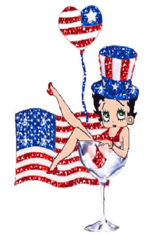 Betty Boop USA Llive Wallpaper
