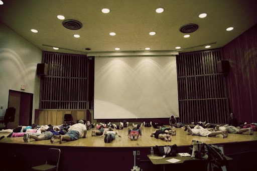 Students of the Missouri Fine Arts Academy participate in an Interdisciplinary Arts Class. 

Photo Credit: Alex Crowder