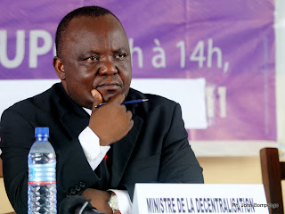 - Mbusa Nyamwisi, Ministro congolês da Descentralização e o Ordenamento do território. Rádio Okapi/PH. John Bompengo