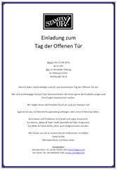 Tag der offenenTuer