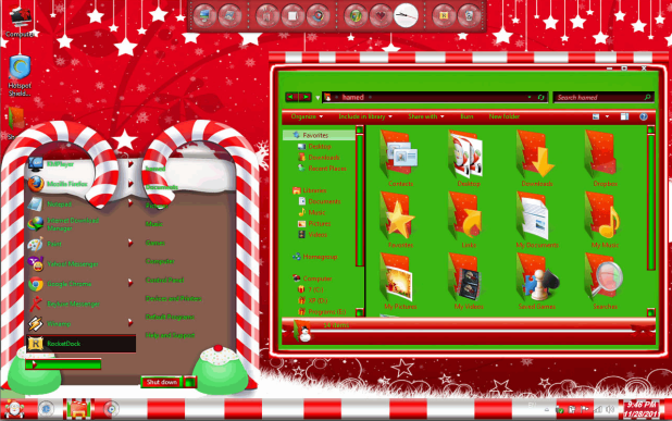 Christmas Skin Pack for Windows 7 Download