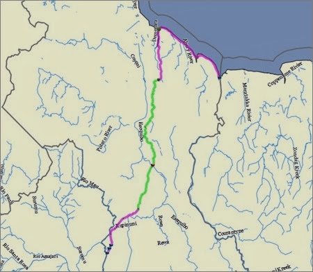 Guyana route