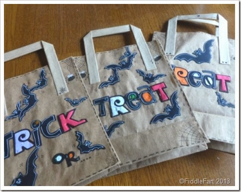 Trick or Treat Bags Sizzix bat die