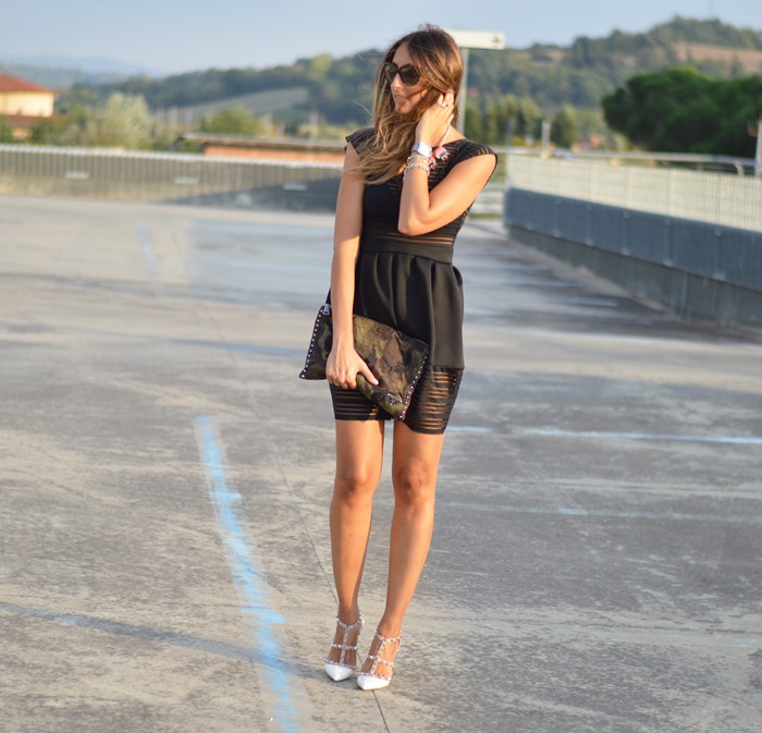 LBD, Little Black Dress, Little Black Dress Outfit, Party Outfit, Disco Outfit, Fashion Blogger, Black dress outfit, LBD fashion blogger, Top Italian Fashion Blogger