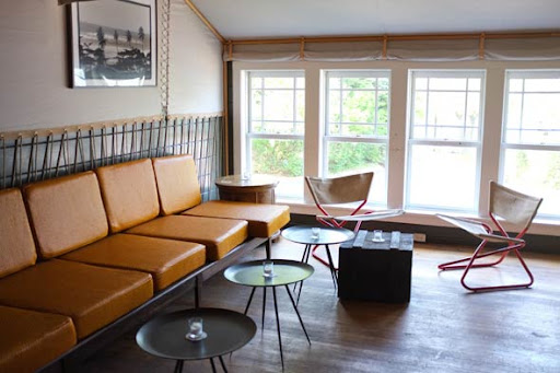 Look at the drapes in particular in this room! They roll up and snap into place, just like in a tent. (kingandgrove.com) Look at the drapes in particular in this room! They roll up and snap into place, just like in a tent. (kingandgrove.com)