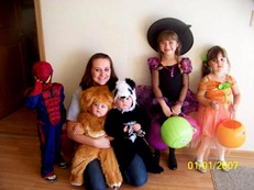 Caiden Treyson Carley Jaelynn Brylee and Britny HAlloween 2012