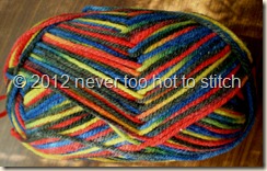 2012 Needles 8ply red yellow blue black