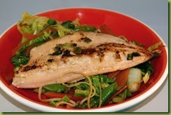 Pan fried trout