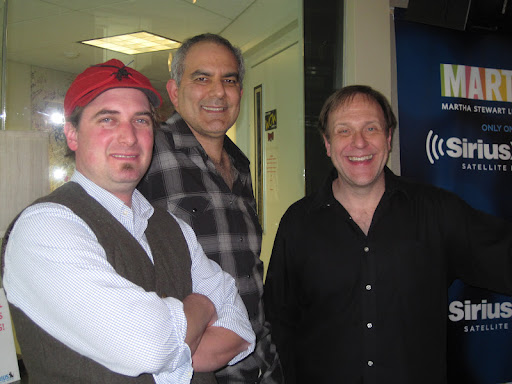 The Meat Market's Jeremy Stanton with Bruce Weinstein and Mark Scarbrough.