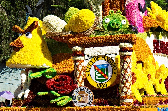 Angry Birds Float at Baguio’s Panagbenga Float Parade