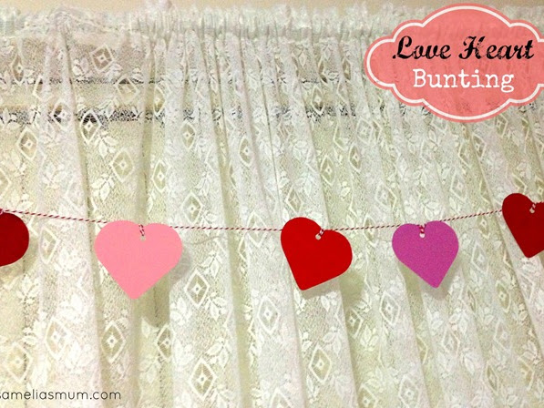 Love Heart Bunting in under 30 Minutes {Tutorial}