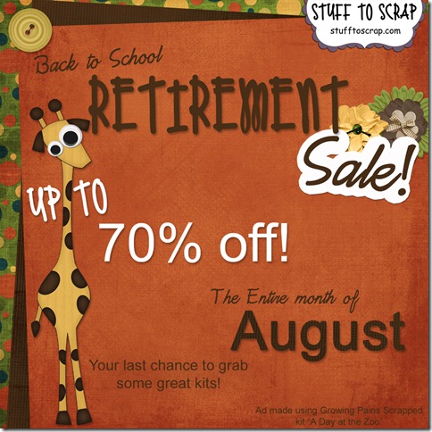 Retirement sale ad