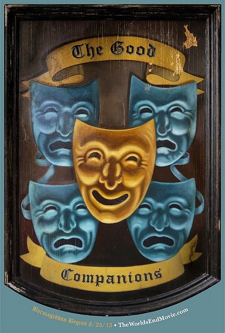 Four The World's End Pub Sign Posters 04