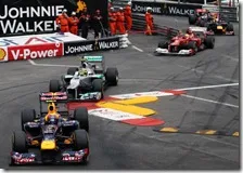 Il trenino nel gran premio di Monaco 2012