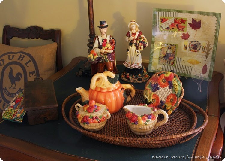 Thanksgiving Decor-Bargain Decorating with Laurie
