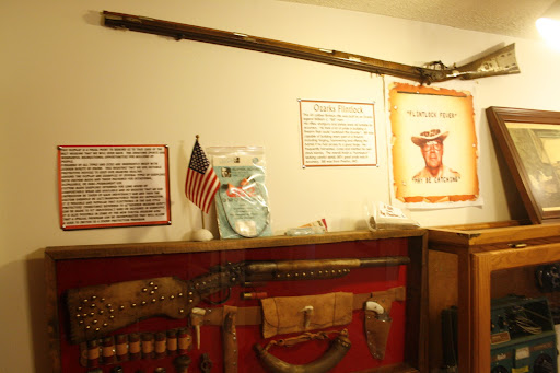This exhibit on firearms talks about hearing protection and how to properly enact hearing safety while using firearms. (Photo by: Kenrick Nobles)