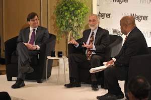 National Economic Policy Deputy Director Jason Furman and NYU Wagner Professor Paul Light have a conversation with NY1 anchor Dominic Carter
