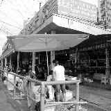 Shanghai - Marché poisson - rue et boutiques