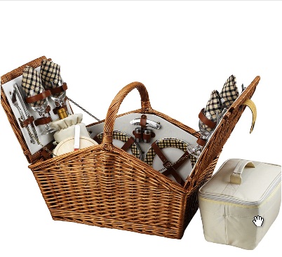 This picnic is so classic and refined. (brookstone.com)