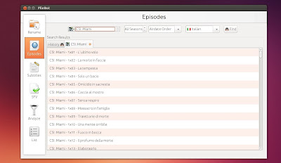 FileBot 4.0 in Ubuntu Linux