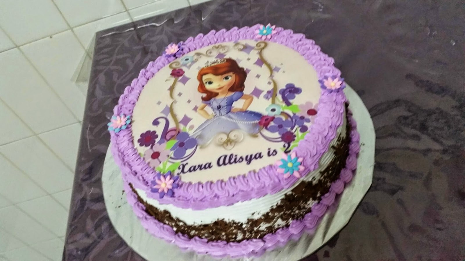 Welcome To D S Sweetz Treats Sg Sofia The First Ripple Ice Cream Cake