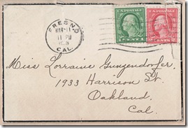 Envelope from Goldie