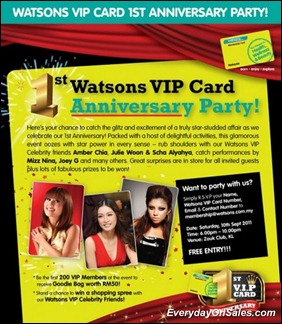 Watson-VIP-Card-1st-Anniversary-2011-EverydayOnSales-Warehouse-Sale-Promotion-Deal-Discount