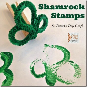 DIY Shamrock Stamp Craft for Kids DIY Shamrock Stamp Craft for Kids